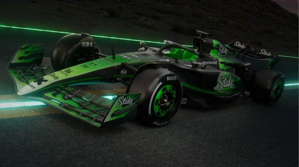 La nouvelle livrée de Stake F1 Team pour le GP de Las Vegas