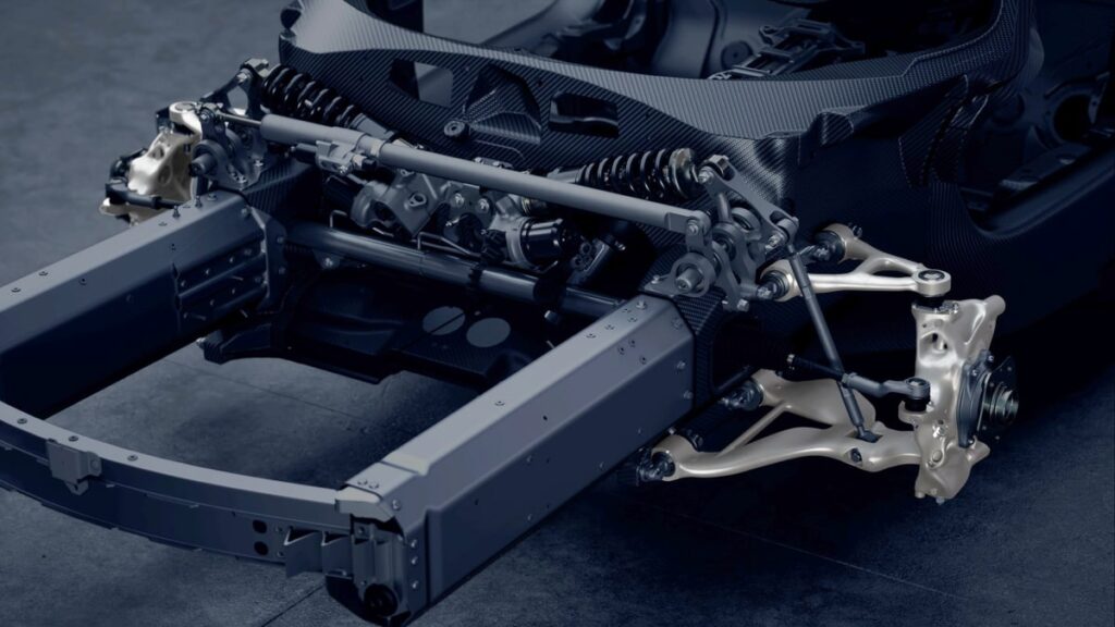 Mclaren collabore avec Divergent pour fournir une suspension imprimée en 3D sur la nouvelle W1 - © Mclaren