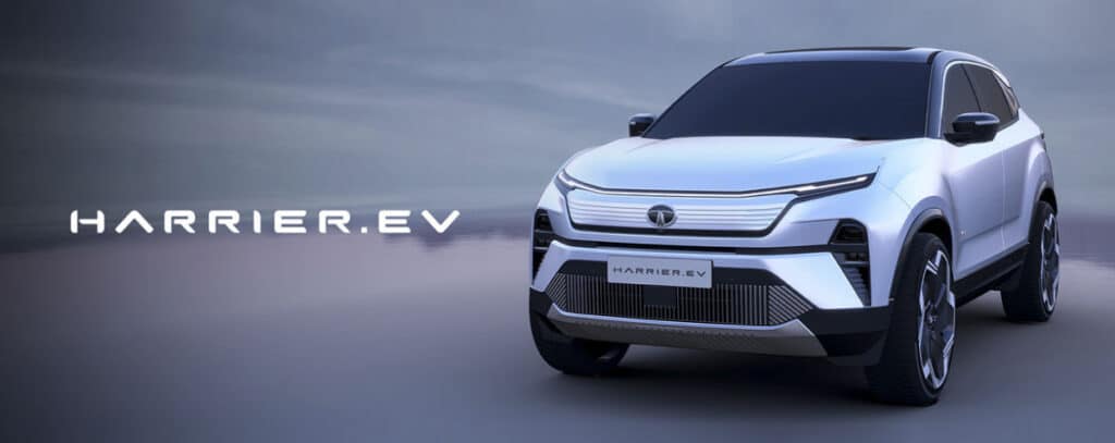 Le Harrier.ev est l’un des véhicules électriques les plus prometteurs en Inde - © TATA Motors