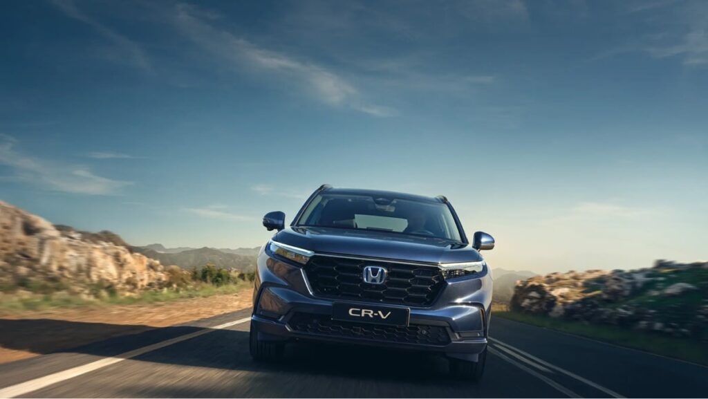 Des tests réalisés sur trois SUV de 2023 : le Honda CR-V, le Mazda CX-5 et le Subaru Forester - © Honda