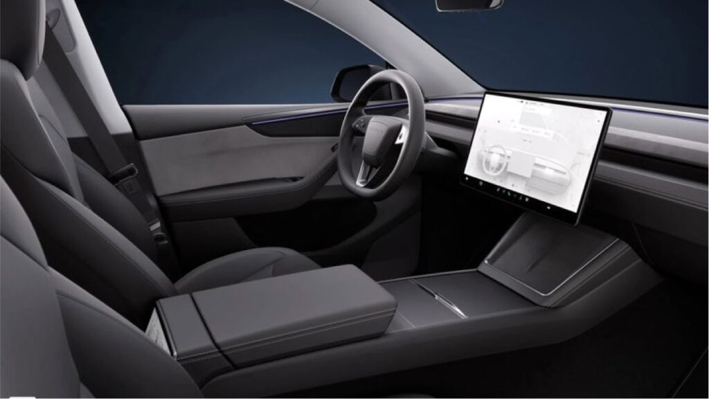 L’intérieur de la Model Y Juniper s’inspire directement de la Model 3 Highland - © Tesla