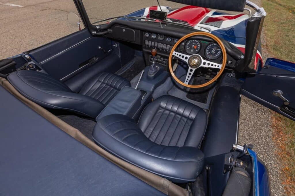 Restaurée dans les années 2000 par Jaguar Land Rover, la voiture est dans un état impeccable - © Mecum Auctions