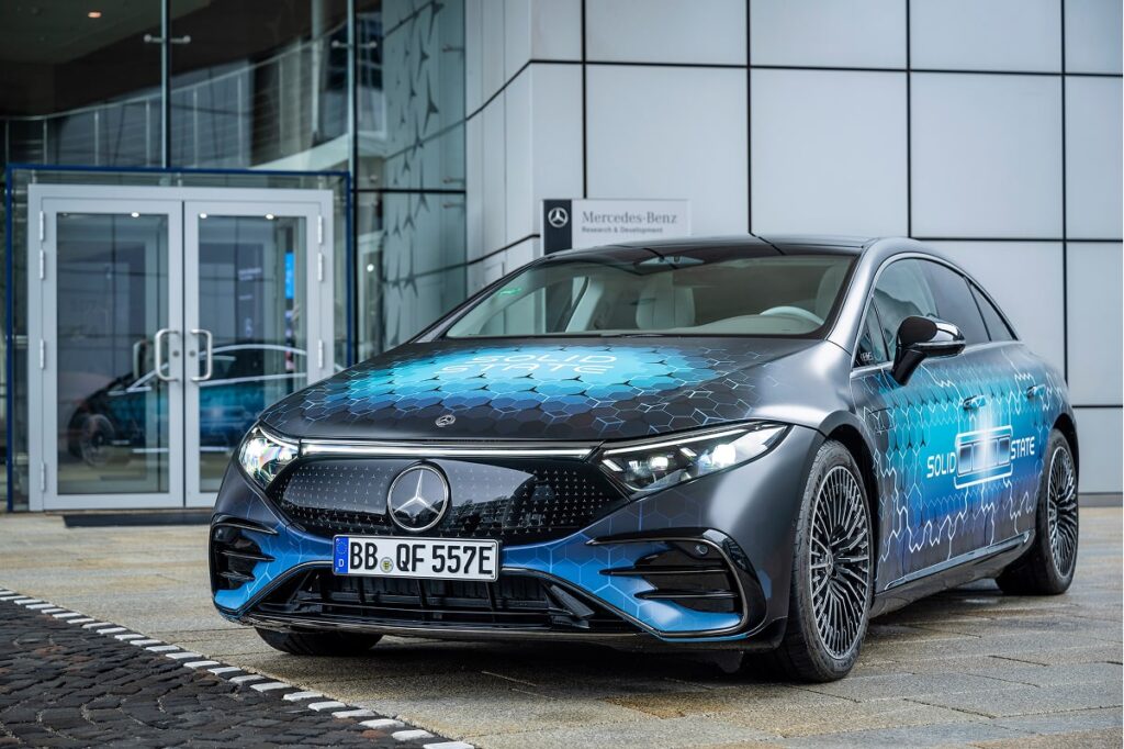 L'EQS 1000 km est un immense pas en avant pour la nouvelle génération de Mercedes 100% électriques - © Mercedes-Benz