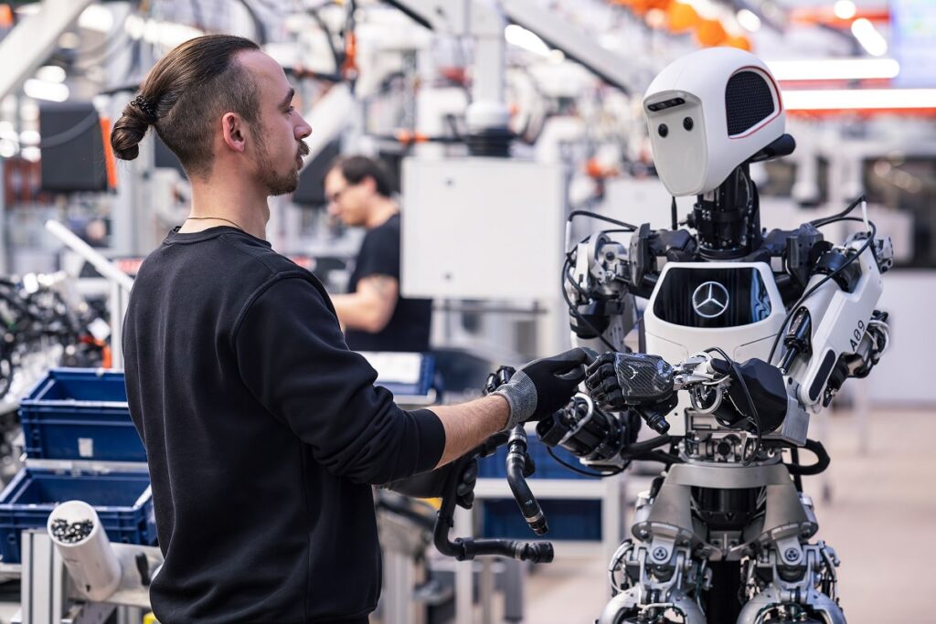 Un humanoïde comme Apollo, capable de marcher et de s’adapter à son environnement - © Mercedes-Benz