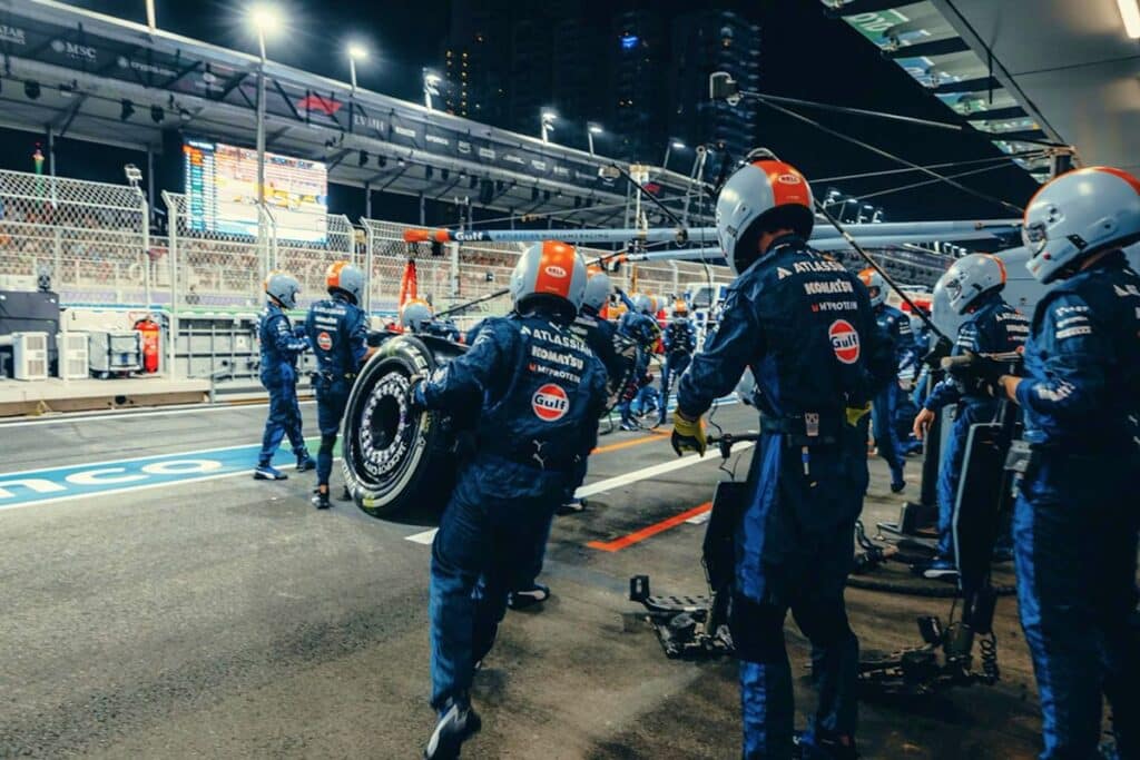 Sur un circuit aussi rapide que Djeddah, la moindre erreur pouvait être fatale - © Williams Racing