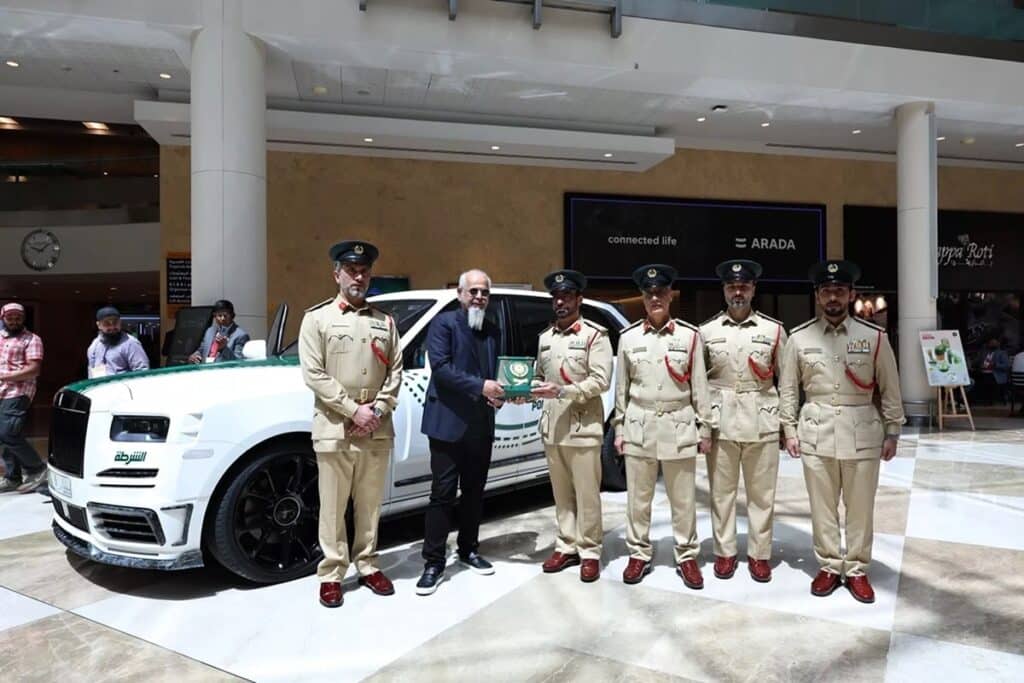 Rolls-Royce Cullinan police Dubaï - © Mansory